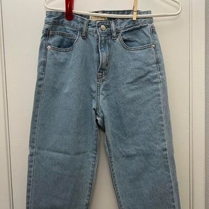 asos PETITE lou mom jeans